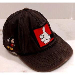 Vintage 90s Walt Disney World Mickey Mouse Snapback‎ Hat